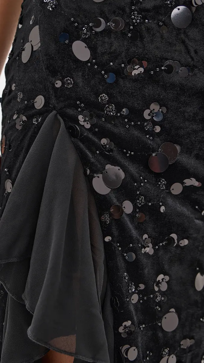 Bailey Rose Sequin Midi Dress | Thumbnail 6