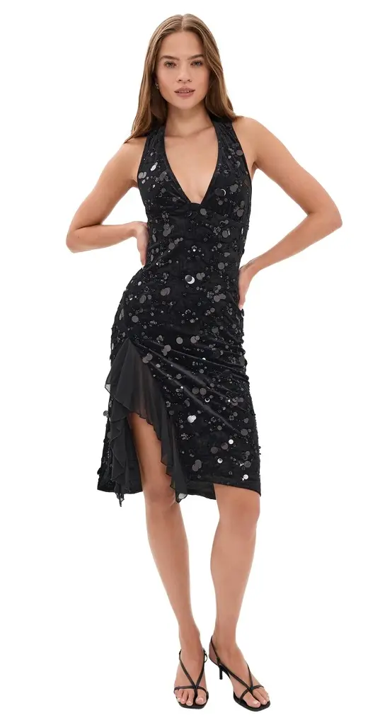 Bailey Rose Sequin Midi Dress