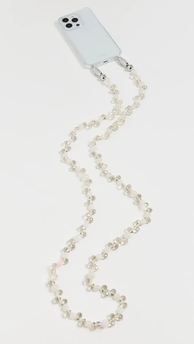 ossa Faceted Crystal Crossbody Phone Chain | Thumbnail 2