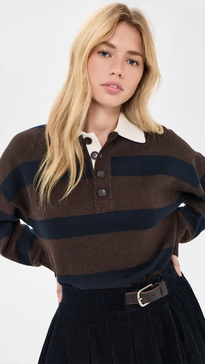 A.L.C. A. L.C. Alexa Polo Sweater | Thumbnail 2