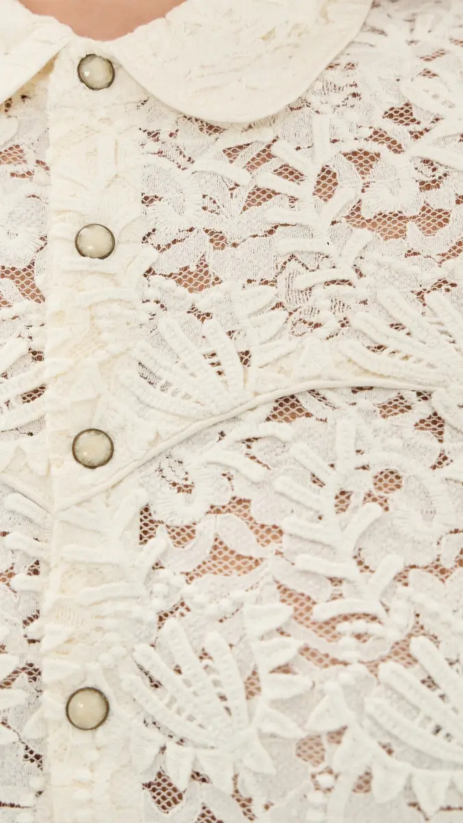 The Great. THE GREAT. The Relic Lace Western Shirt | Thumbnail 6 The Great. THE GREAT. The Relic Lace Western Shirt | Thumbnail 6