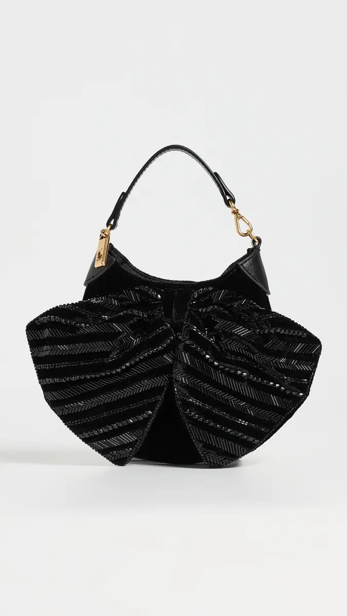 Polo Ralph Lauren Velvet Beaded ID Pouch | Thumbnail 2 Polo Ralph Lauren Velvet Beaded ID Pouch | Thumbnail 2