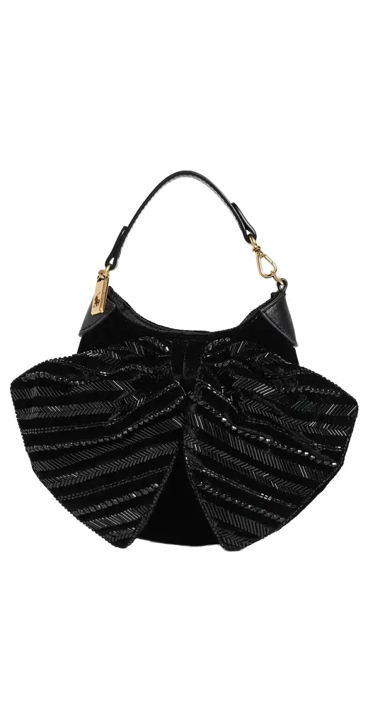 Velvet Beaded ID Pouch Velvet Beaded ID Pouch