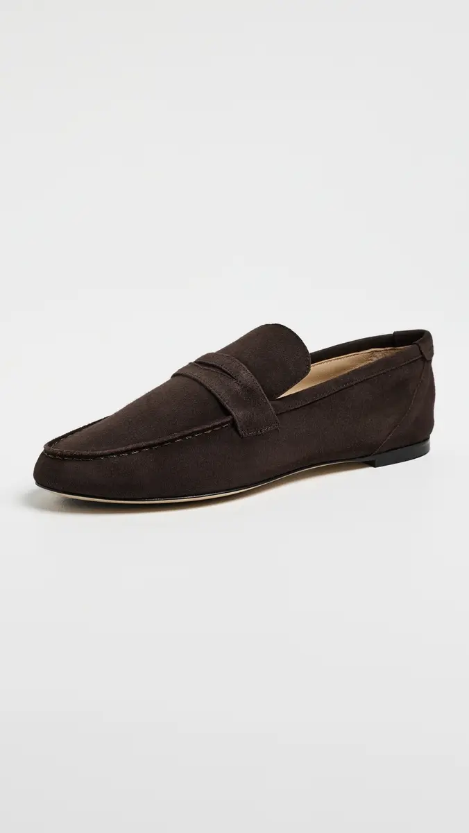 Jamie Haller Suede Penny Loafers | Thumbnail 2 Jamie Haller Suede Penny Loafers | Thumbnail 2