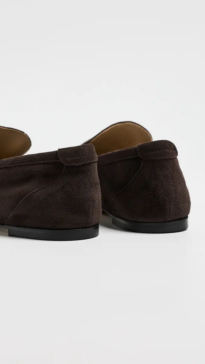 Jamie Haller Suede Penny Loafers | Thumbnail 4 Jamie Haller Suede Penny Loafers | Thumbnail 4