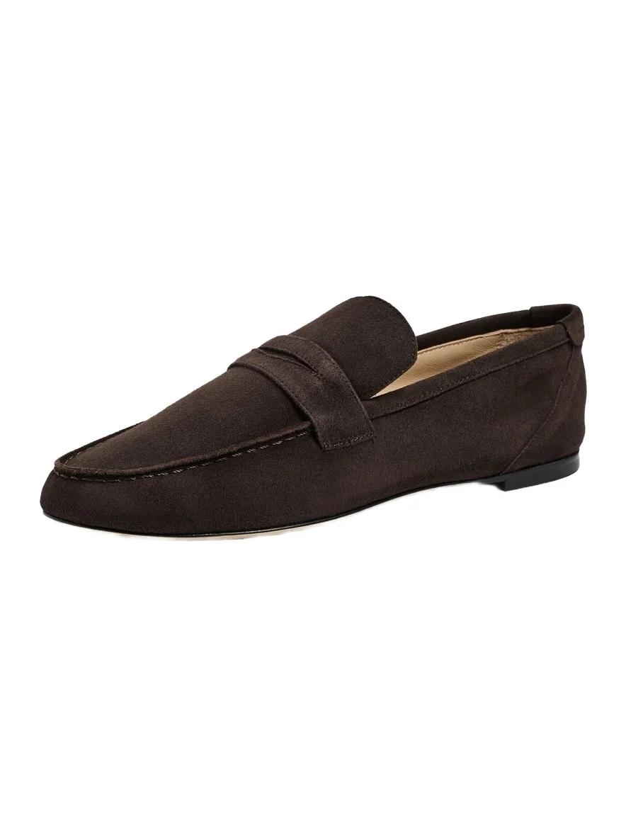 Suede Penny Loafers