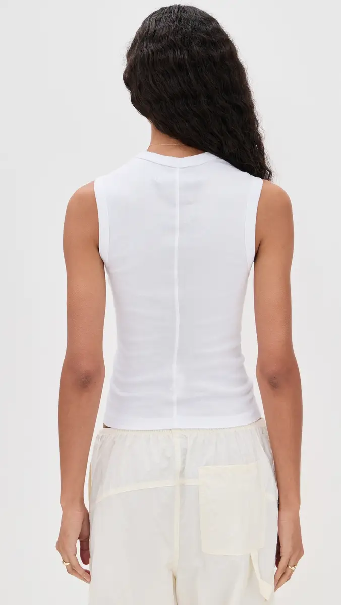 ENZA COSTA Supima Cotton New Classic Sleeveless Tee | Thumbnail 3 ENZA COSTA Supima Cotton New Classic Sleeveless Tee | Thumbnail 3