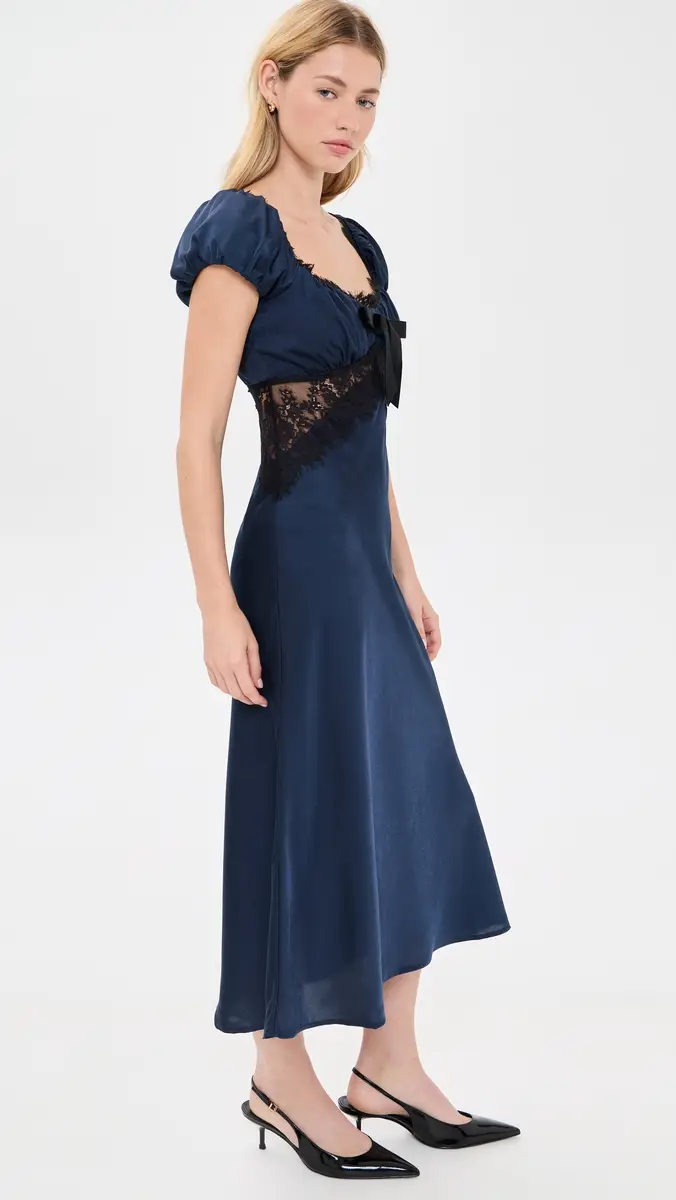 Wayf Mira Lace Trim Dress | Thumbnail 4 Wayf Mira Lace Trim Dress | Thumbnail 4