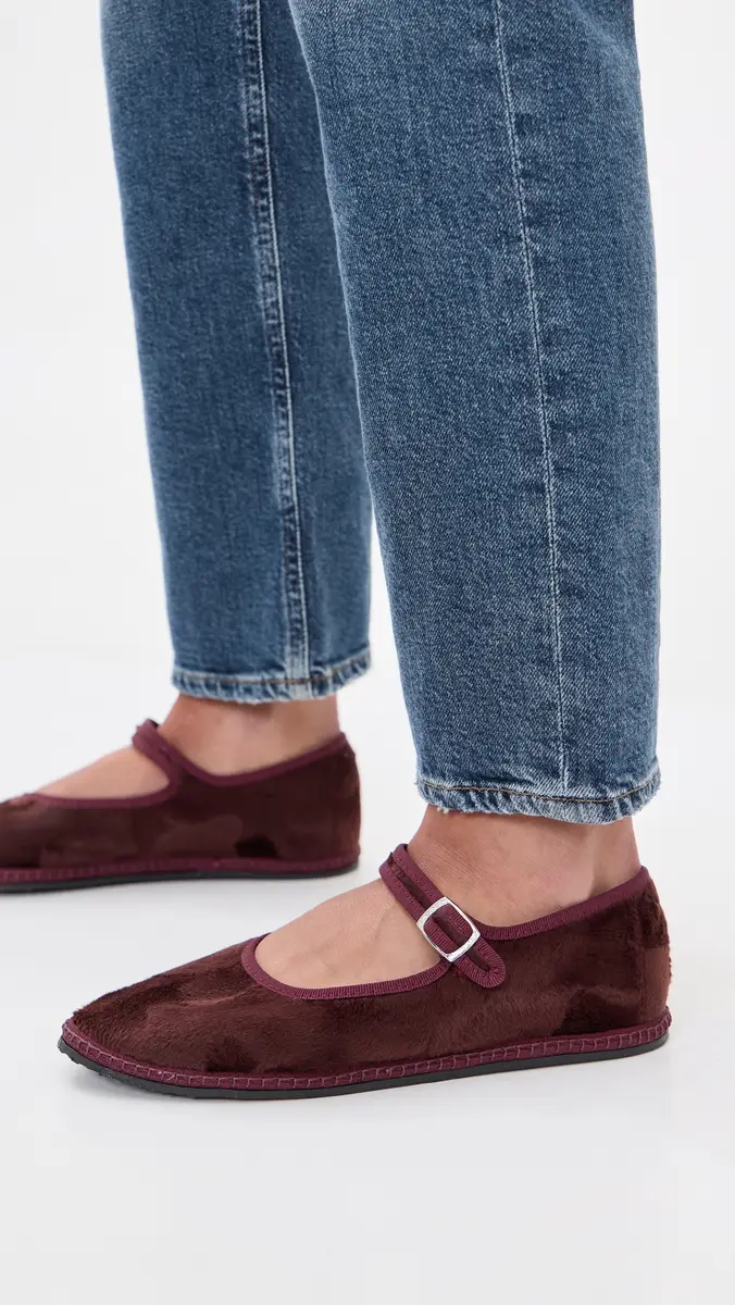 Vibi Venezia Faux Ponyhair Mary Jane Flats | Thumbnail 3
