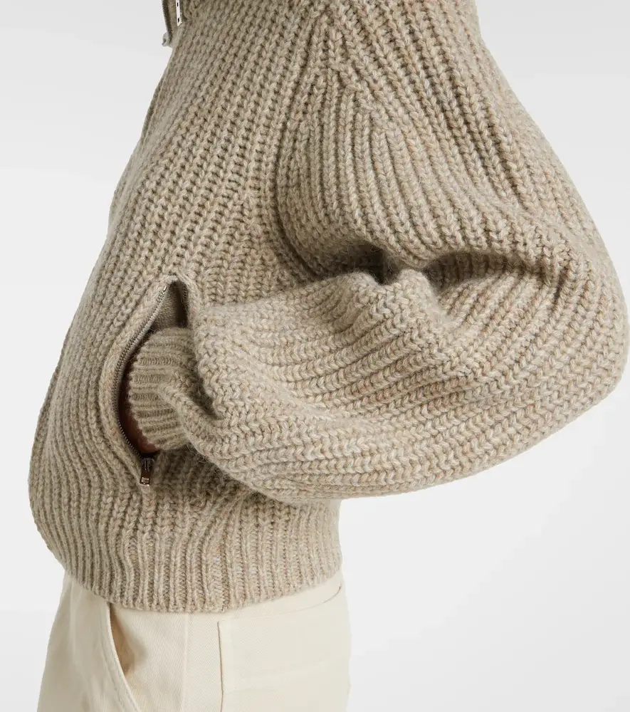 Lemaire Ribbed-knit alpaca and yak wool cardigan | Thumbnail 2 Lemaire Ribbed-knit alpaca and yak wool cardigan | Thumbnail 2