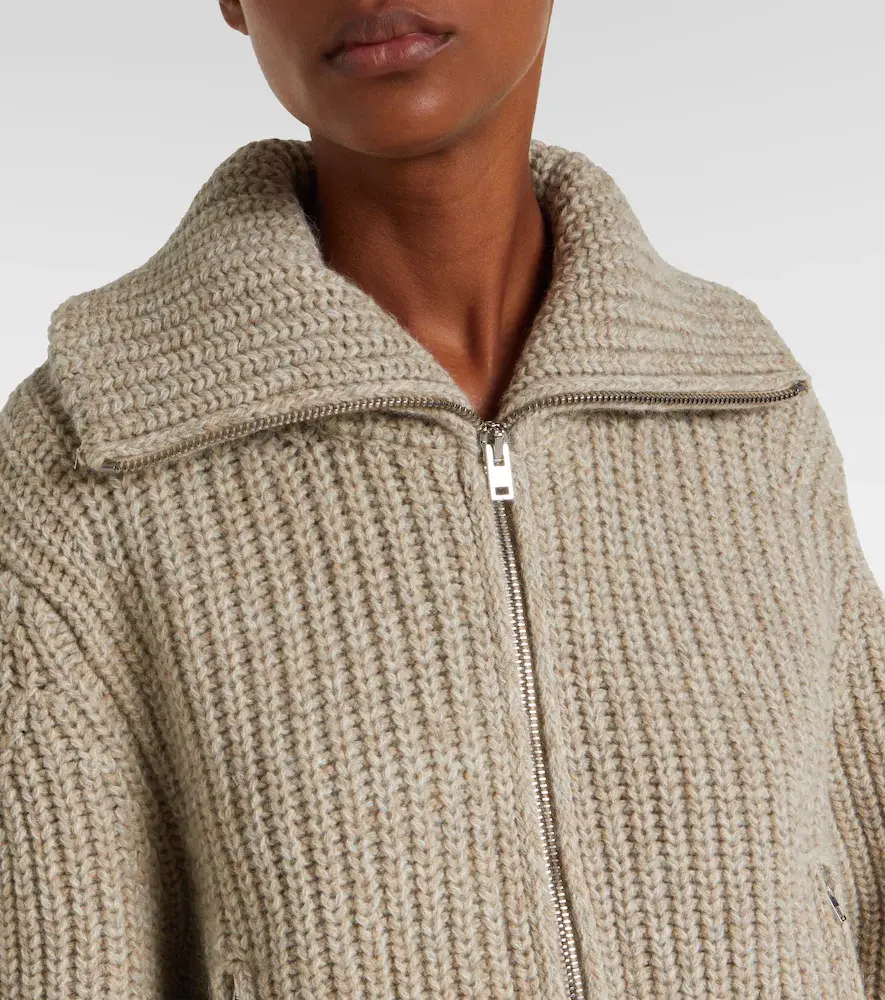 Lemaire Ribbed-knit alpaca and yak wool cardigan | Thumbnail 5 Lemaire Ribbed-knit alpaca and yak wool cardigan | Thumbnail 5