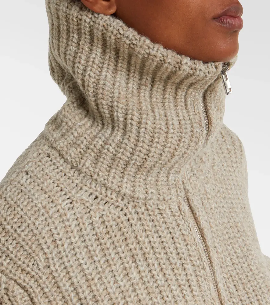 Lemaire Ribbed-knit alpaca and yak wool cardigan | Thumbnail 6 Lemaire Ribbed-knit alpaca and yak wool cardigan | Thumbnail 6
