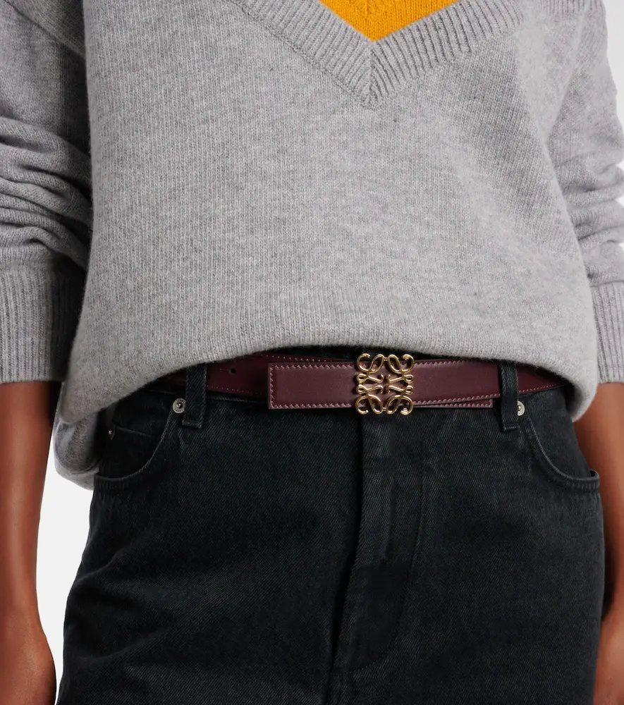 Loewe Anagram leather belt | Thumbnail 3 Loewe Anagram leather belt | Thumbnail 3