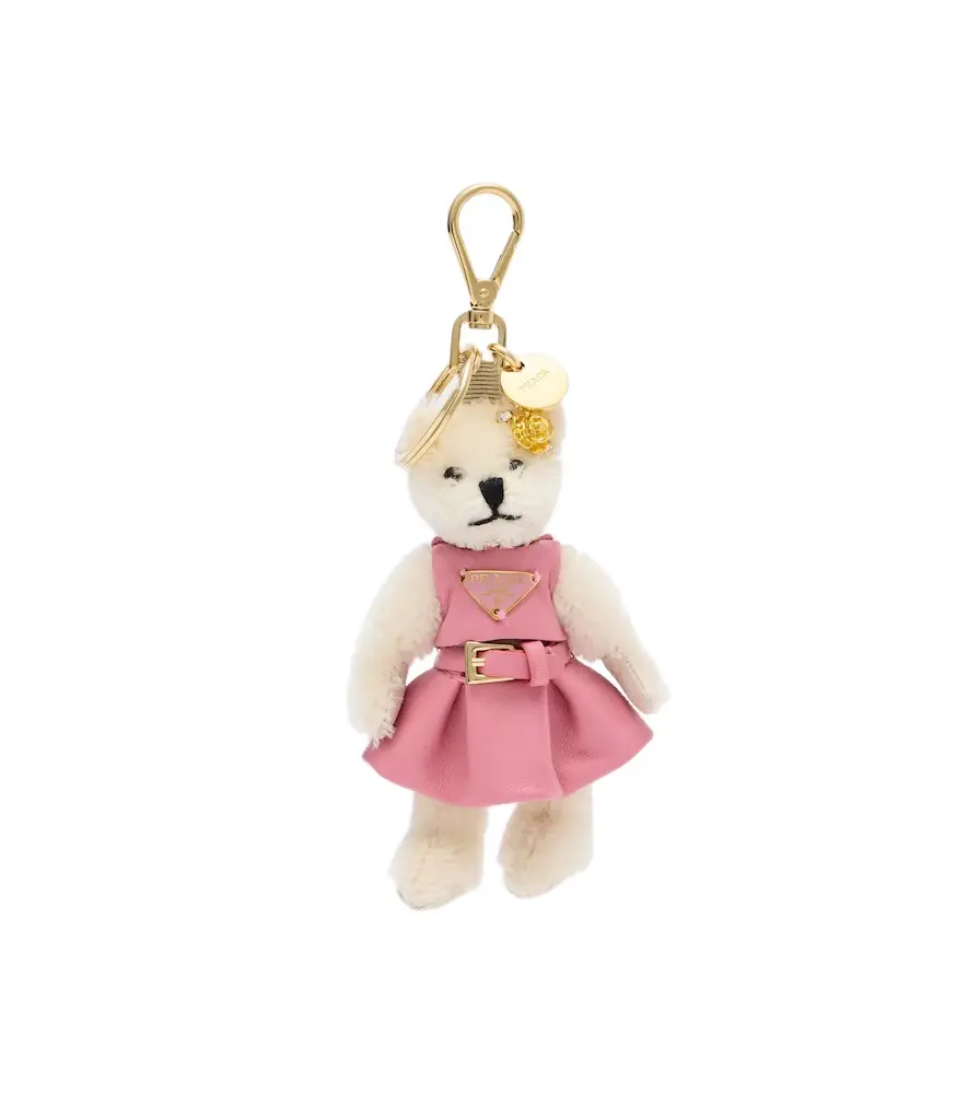 Teddy bag charm