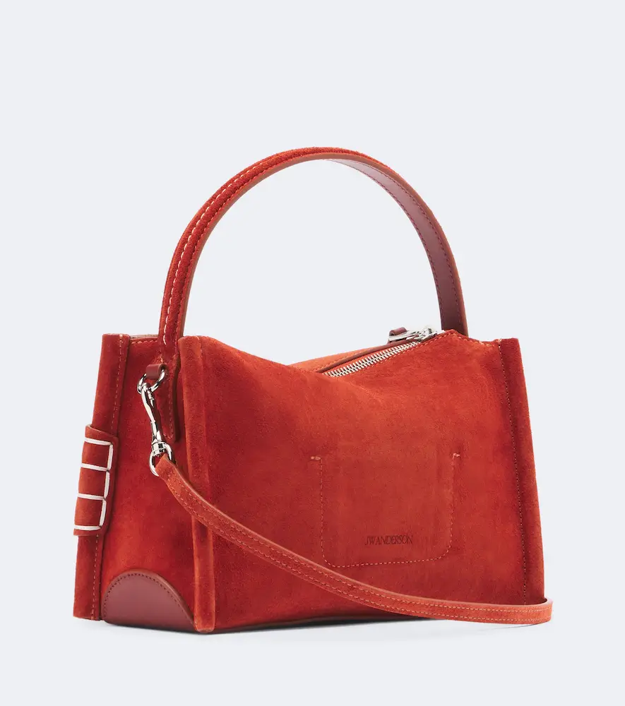 JW Anderson Loafer Small suede top-handle bag | Thumbnail 3 JW Anderson Loafer Small suede top-handle bag | Thumbnail 3
