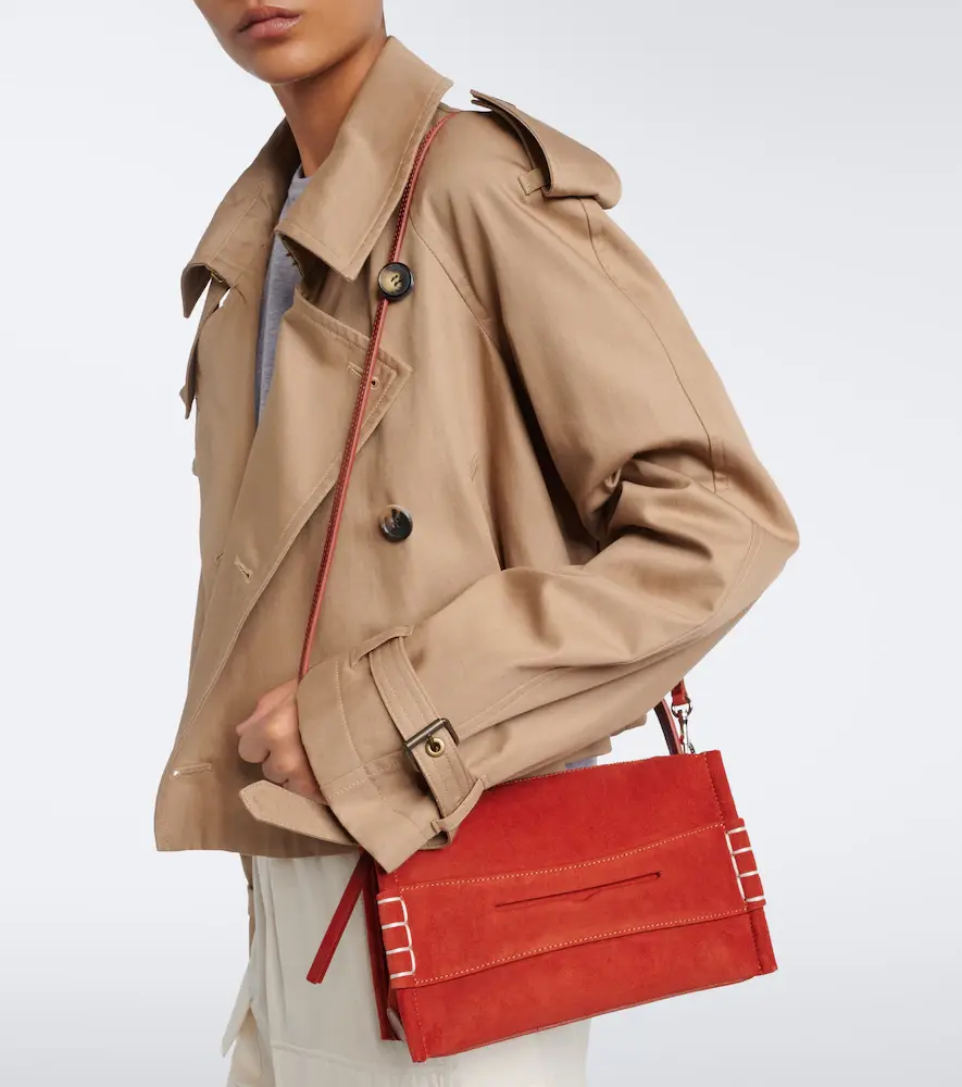 JW Anderson Loafer Small suede top-handle bag | Thumbnail 6 JW Anderson Loafer Small suede top-handle bag | Thumbnail 6