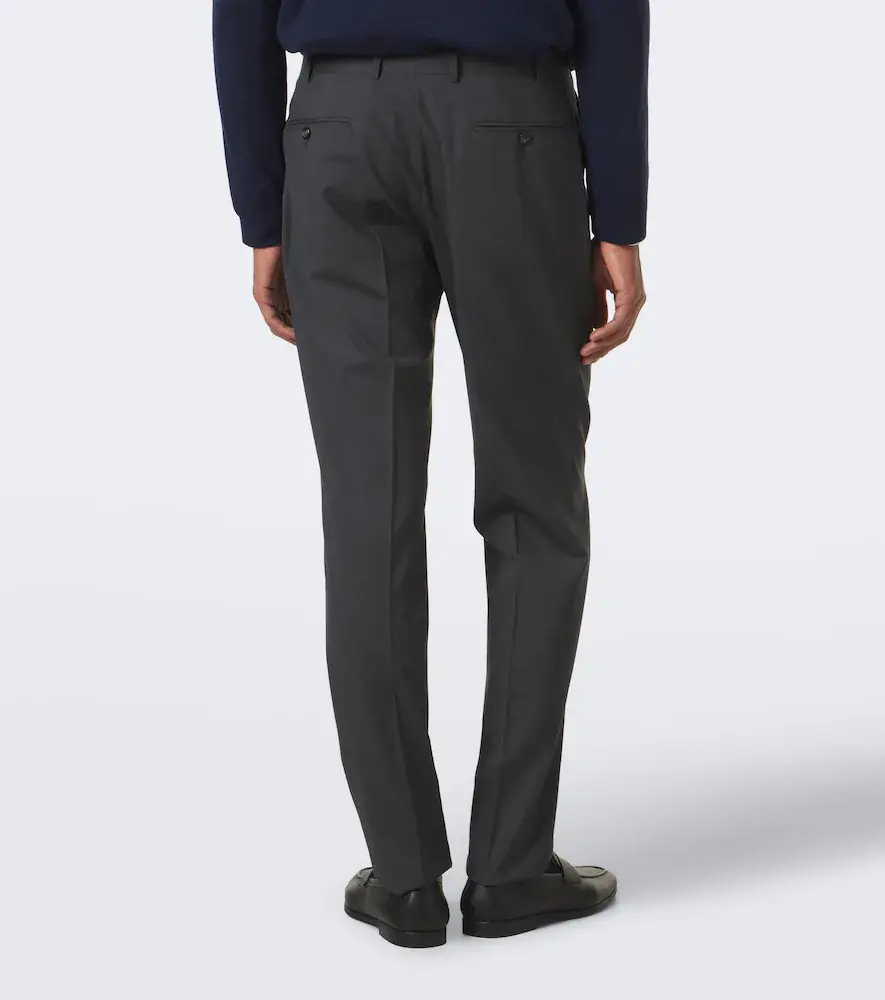 Canali Wool-blend slim pants | Thumbnail 2