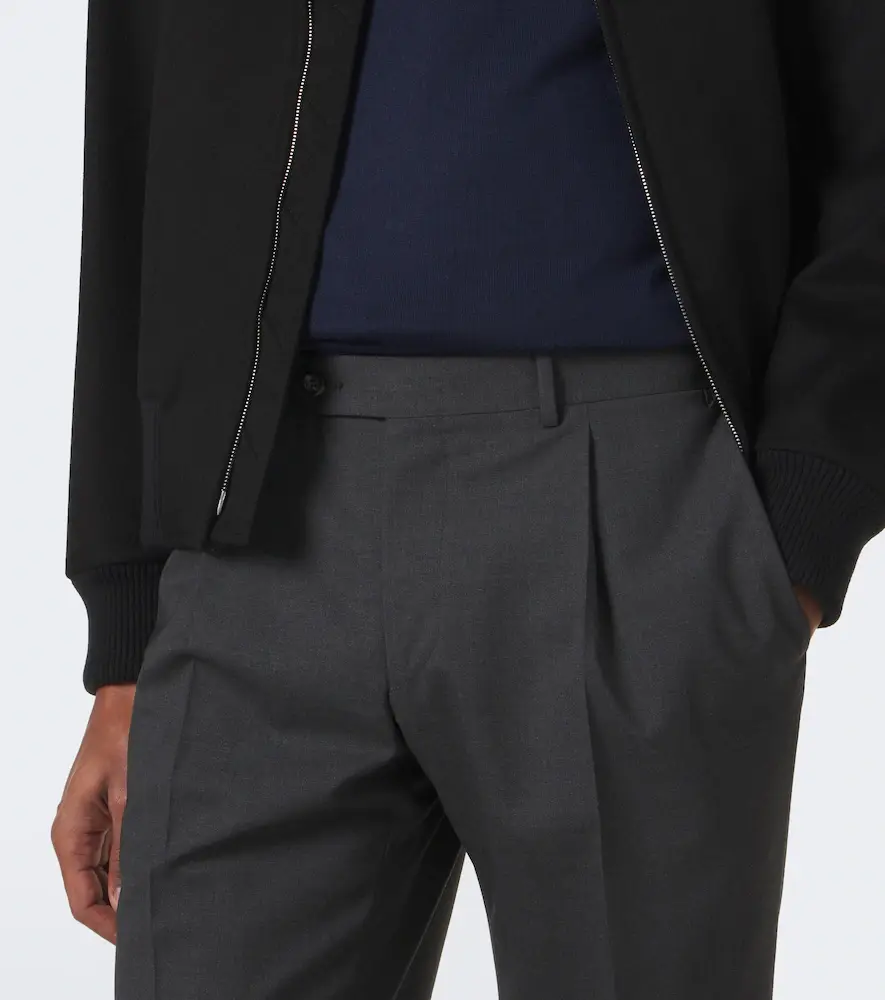 Canali Wool-blend slim pants | Thumbnail 3