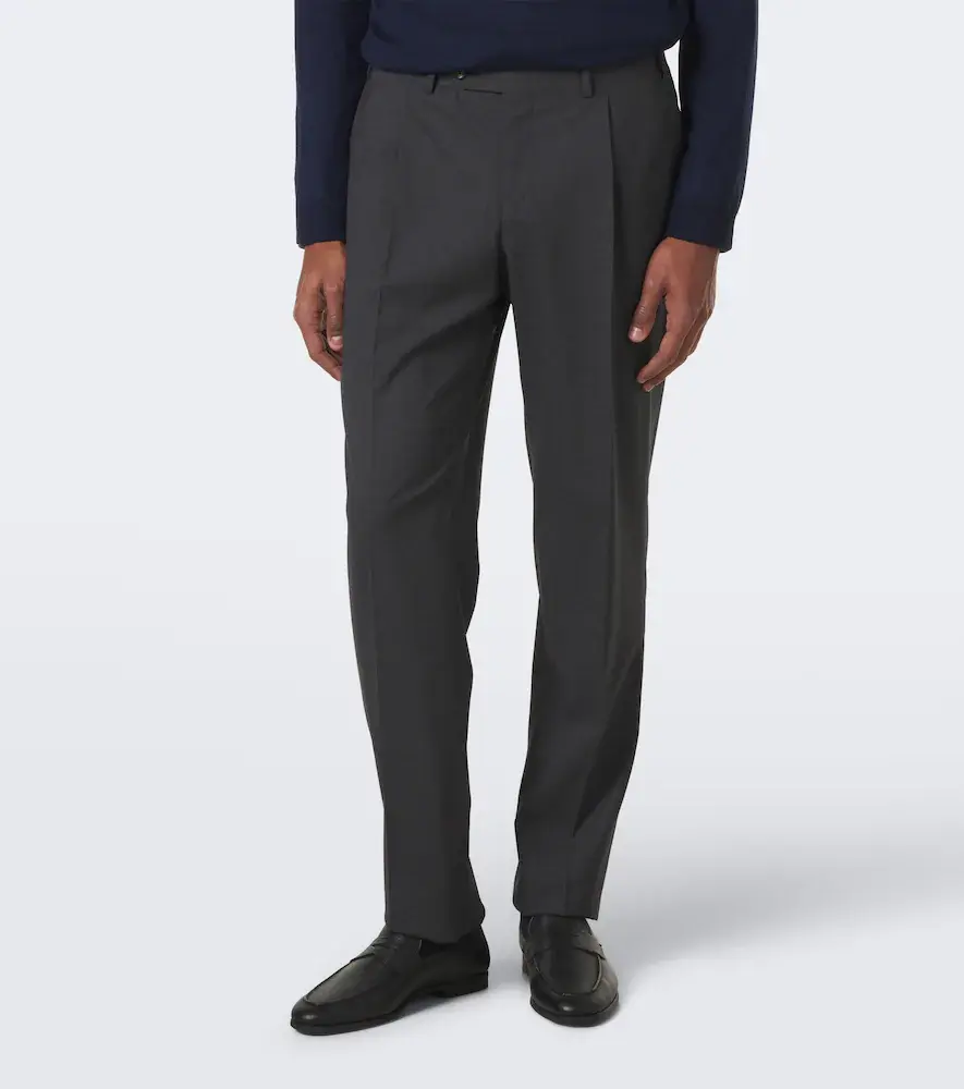 Canali Wool-blend slim pants | Thumbnail 4