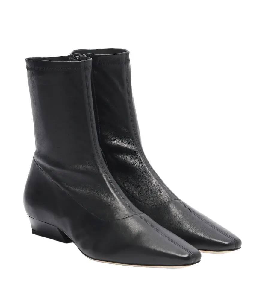 Staud Wally leather ankle boots