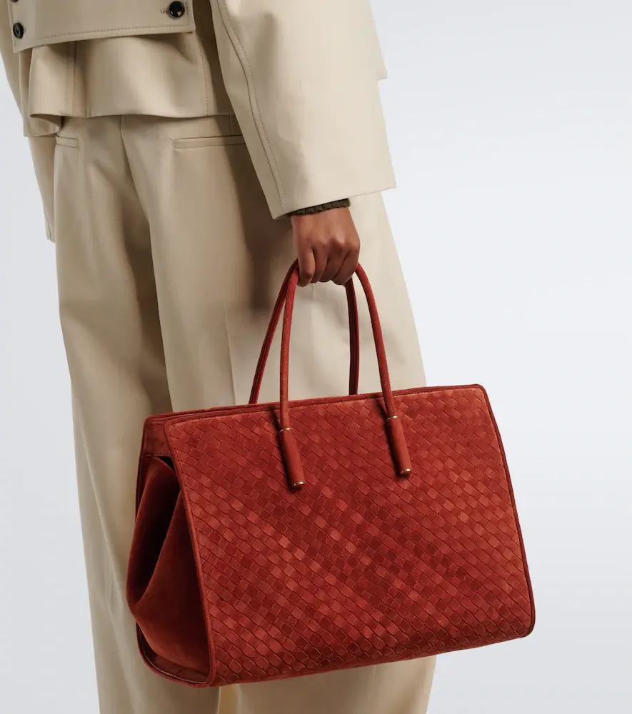 Bottega Veneta Barbara Large suede tote bag | Thumbnail 5