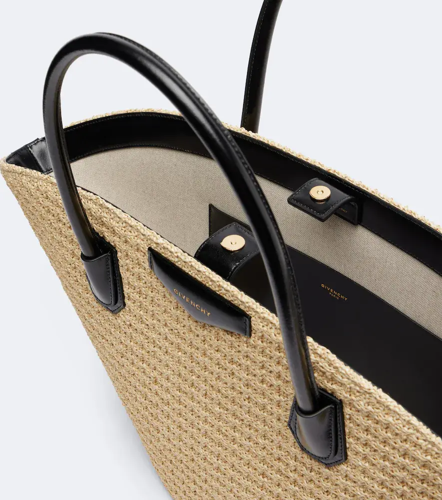 Givenchy Antigona Small raffia-effect basket bag | Thumbnail 3 Givenchy Antigona Small raffia-effect basket bag | Thumbnail 3