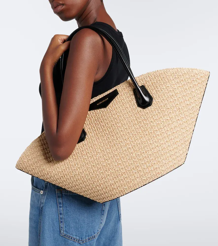 Givenchy Antigona Small raffia-effect basket bag | Thumbnail 5 Givenchy Antigona Small raffia-effect basket bag | Thumbnail 5
