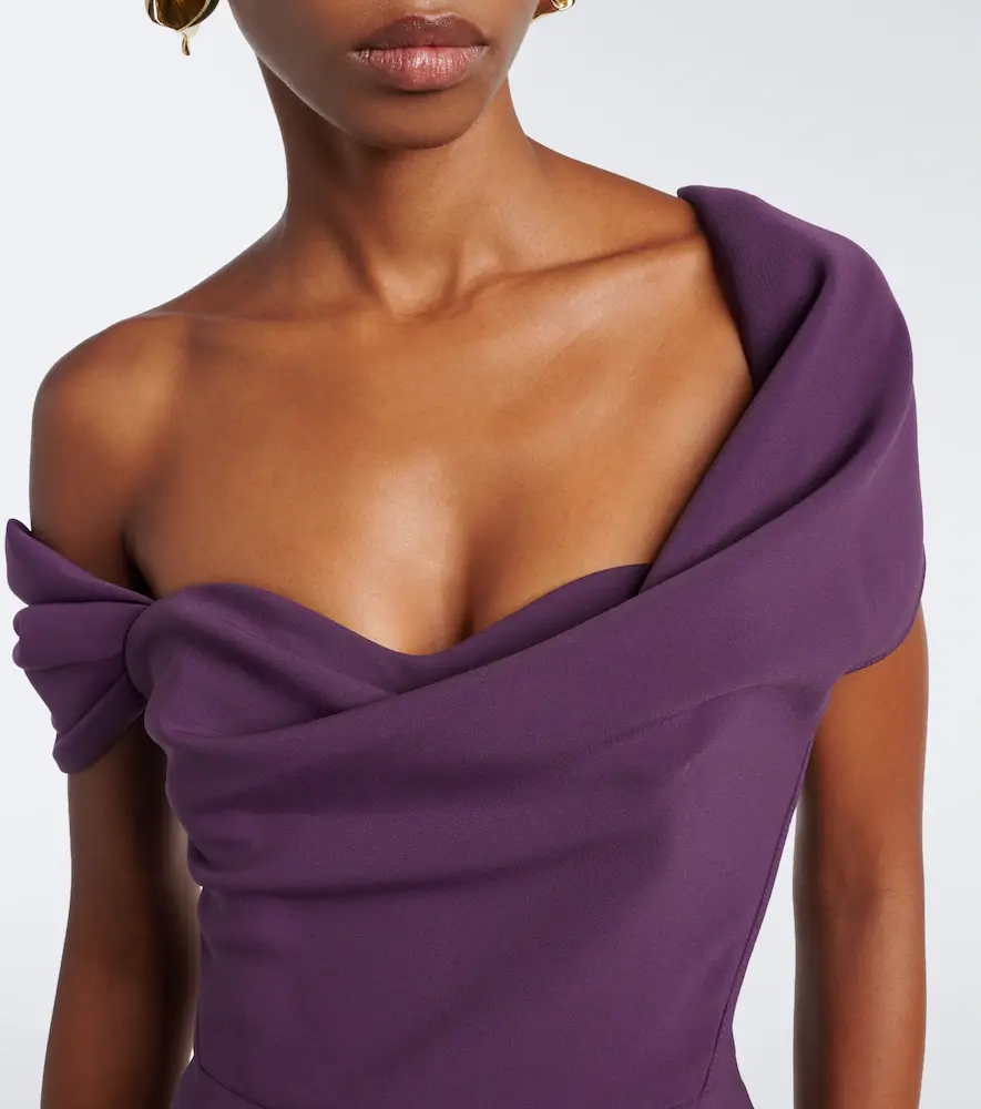 Carolina Herrera Sofia crêpe gown | Thumbnail 2 Carolina Herrera Sofia crêpe gown | Thumbnail 2