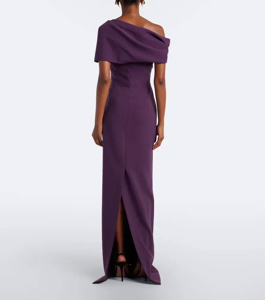 Carolina Herrera Sofia crêpe gown | Thumbnail 5 Carolina Herrera Sofia crêpe gown | Thumbnail 5