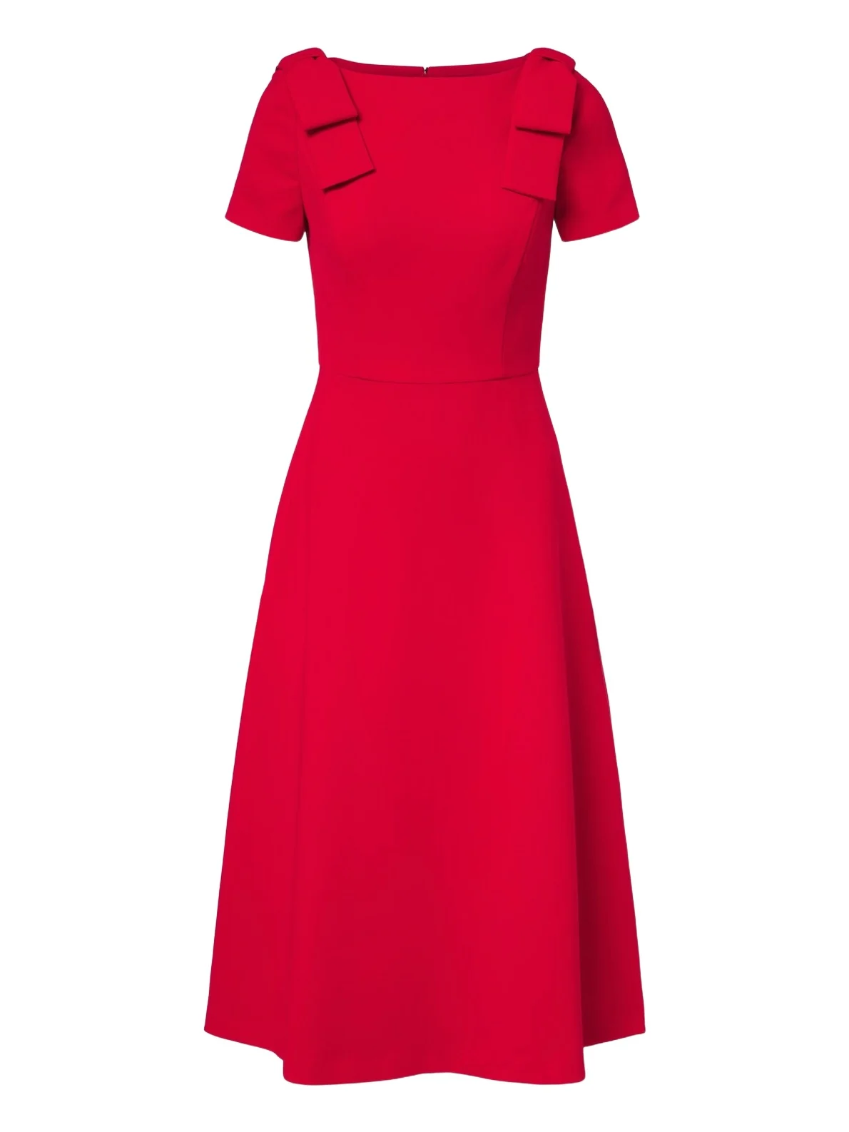 Bow-detail crêpe midi dress Bow-detail crêpe midi dress