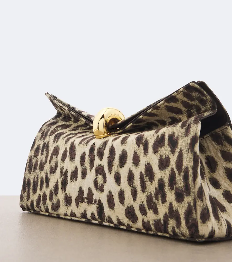 Jacquemus Valérie leopard-print canvas clutch | Thumbnail 3 Jacquemus Valérie leopard-print canvas clutch | Thumbnail 3