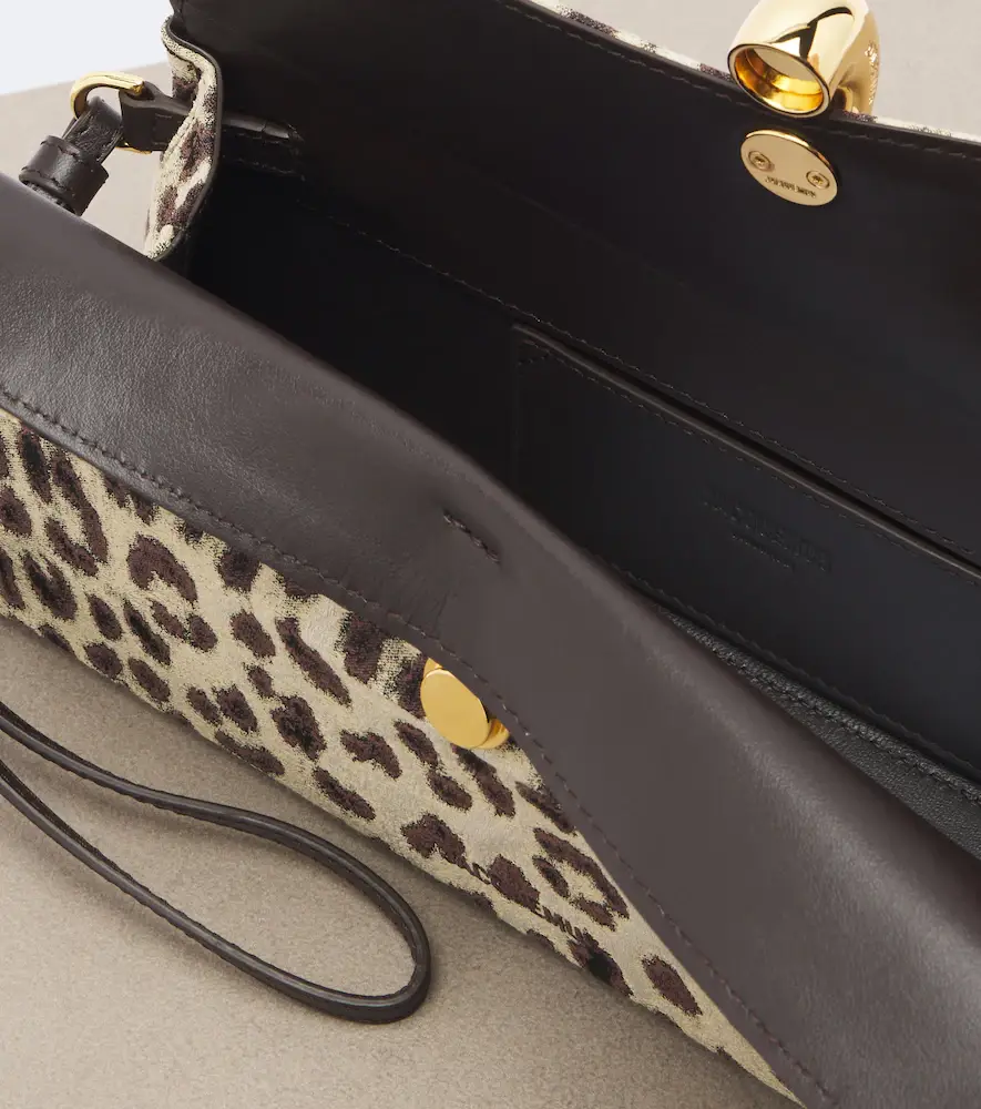 Jacquemus Valérie leopard-print canvas clutch | Thumbnail 4 Jacquemus Valérie leopard-print canvas clutch | Thumbnail 4
