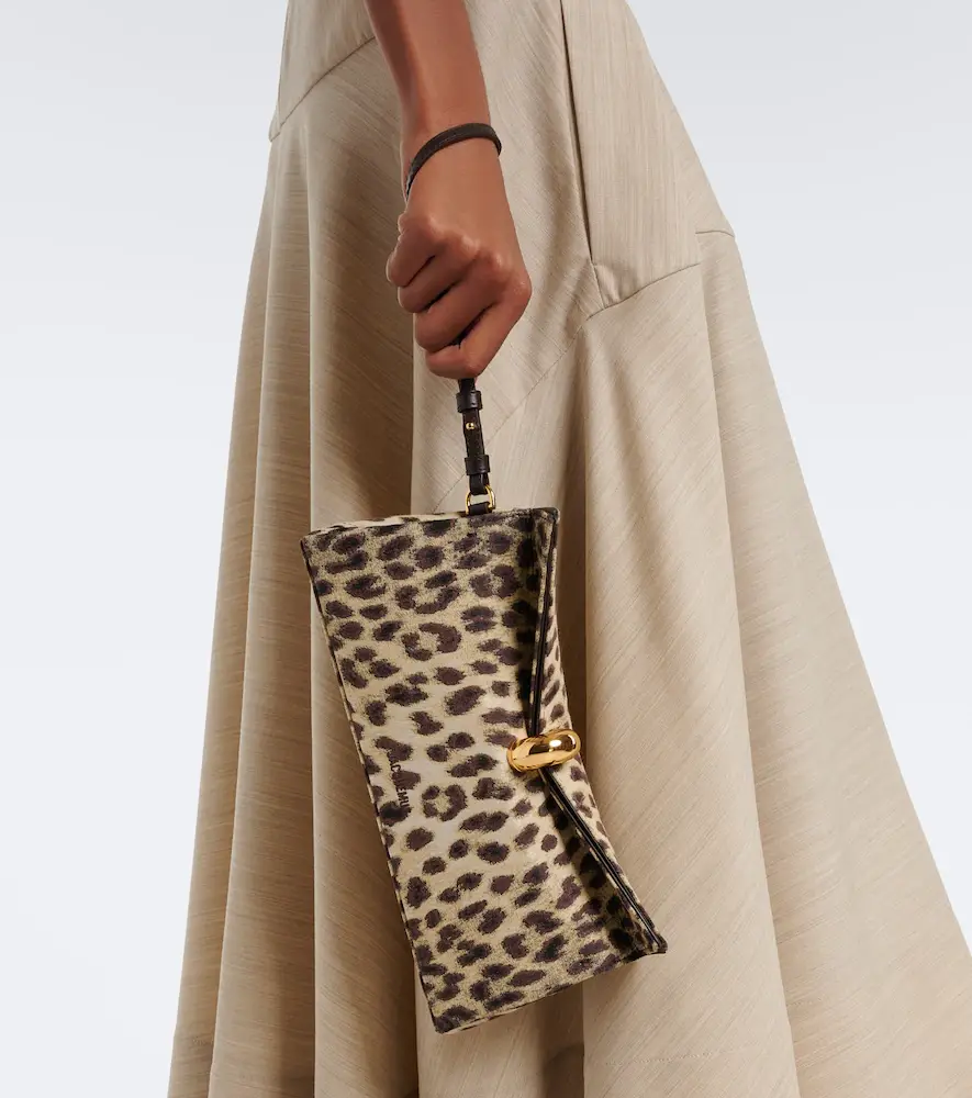 Jacquemus Valérie leopard-print canvas clutch | Thumbnail 5 Jacquemus Valérie leopard-print canvas clutch | Thumbnail 5