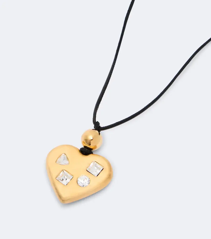 Jacquemus Coeur embellished pendant necklace | Thumbnail 3