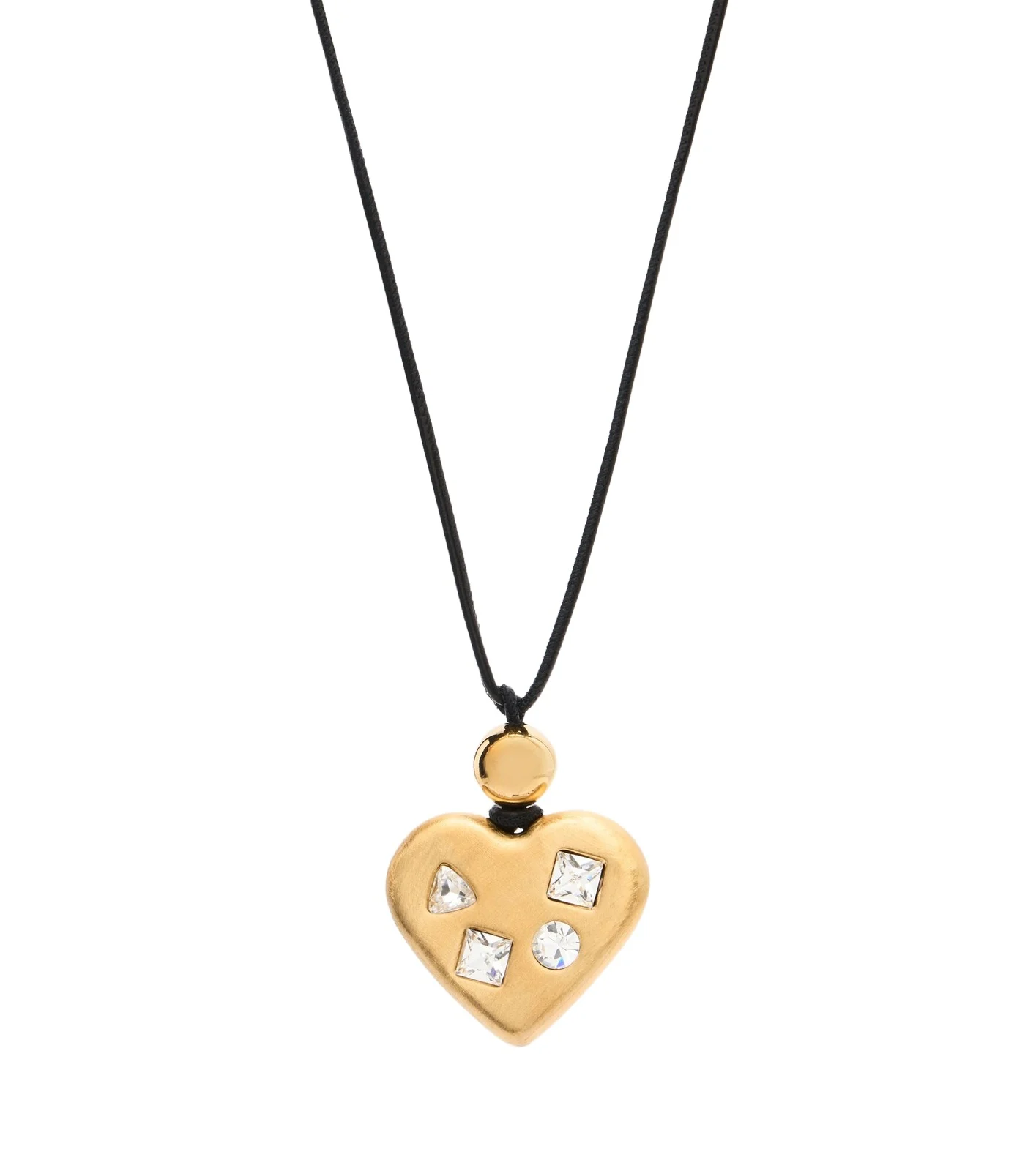 Jacquemus Coeur embellished pendant necklace