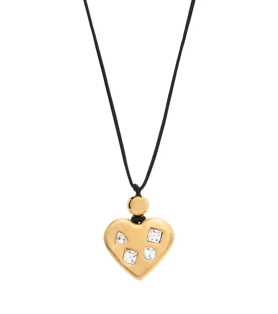 Coeur embellished pendant necklace Coeur embellished pendant necklace