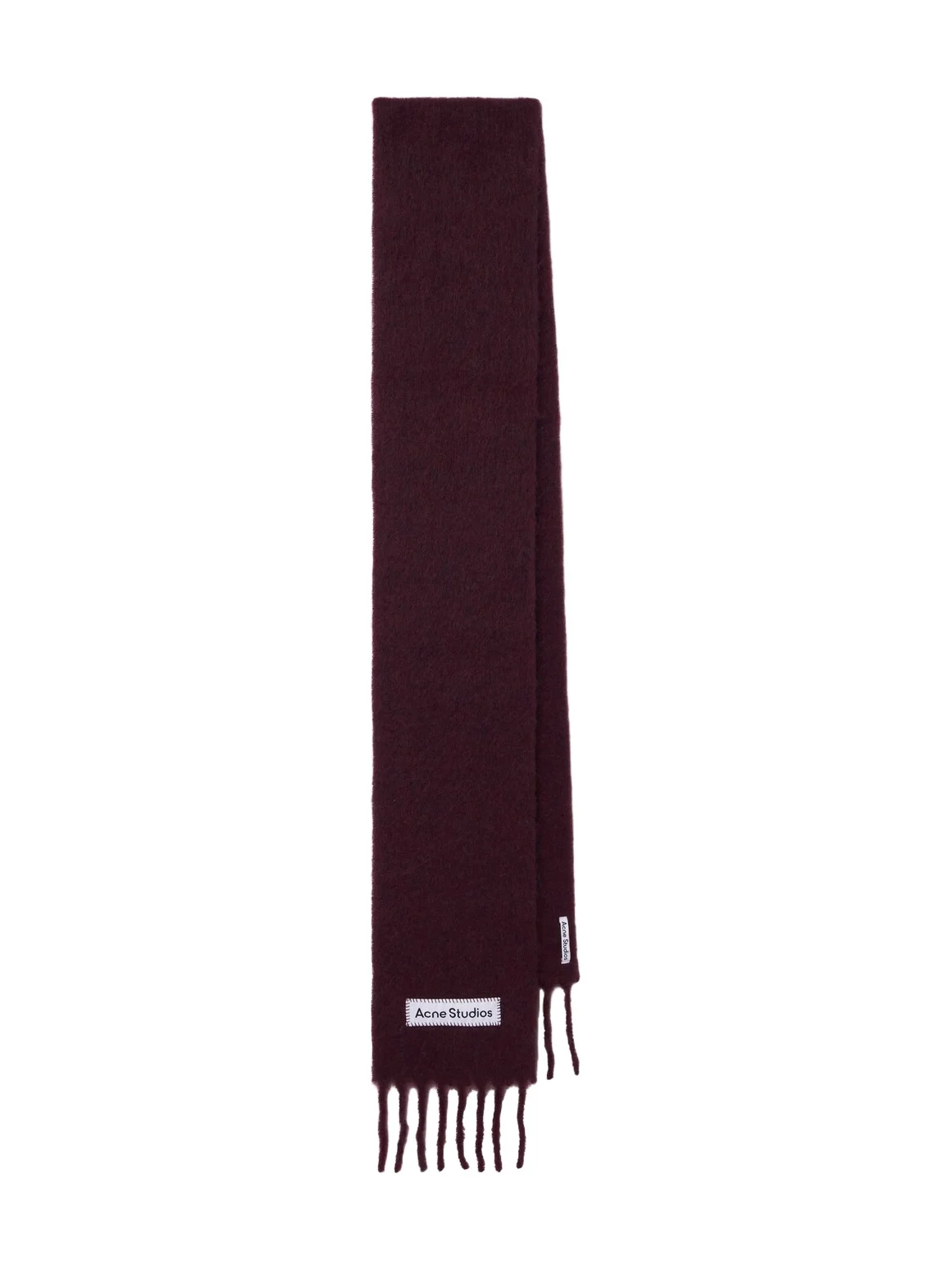 Acne Studios Fringed alpaca, wool, and mohair-blend scarf