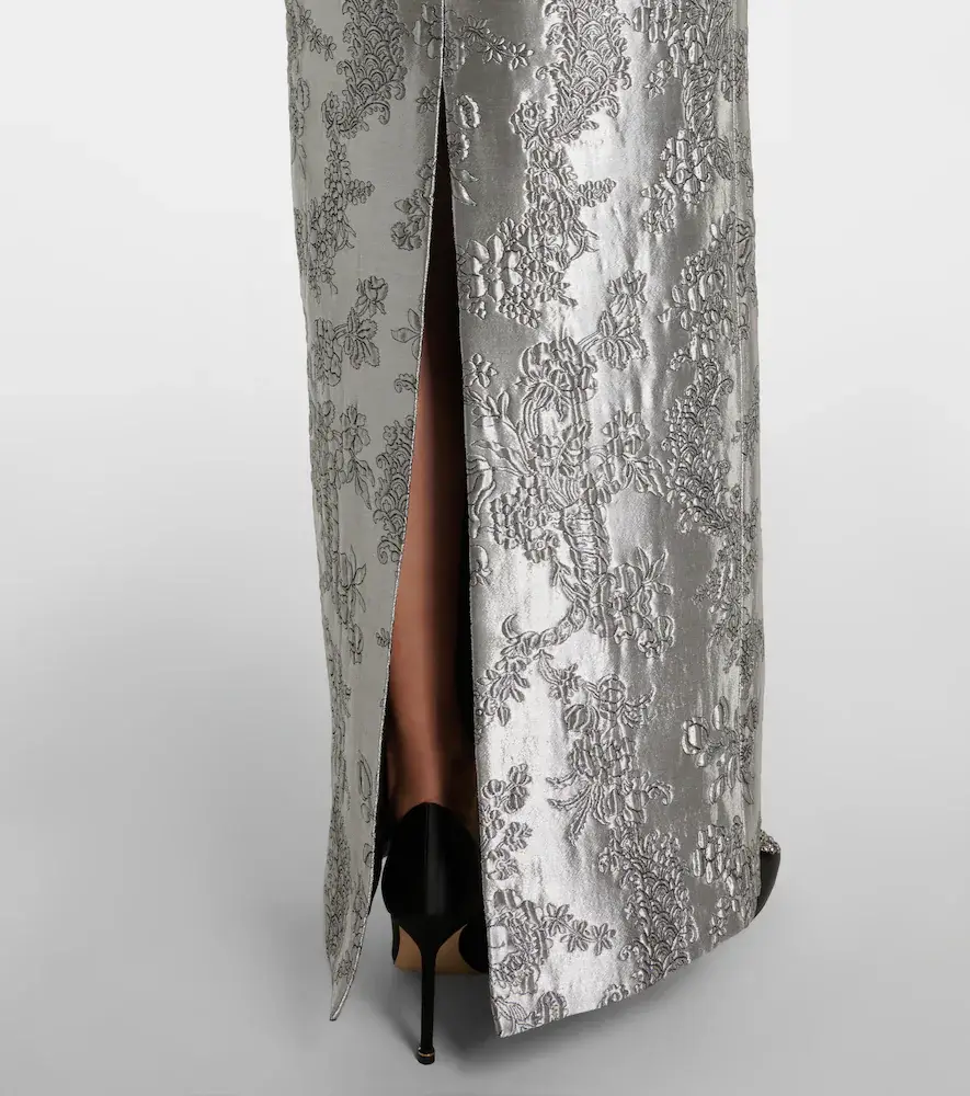Emilia Wickstead Regina floral cloqué gown | Thumbnail 3 Emilia Wickstead Regina floral cloqué gown | Thumbnail 3