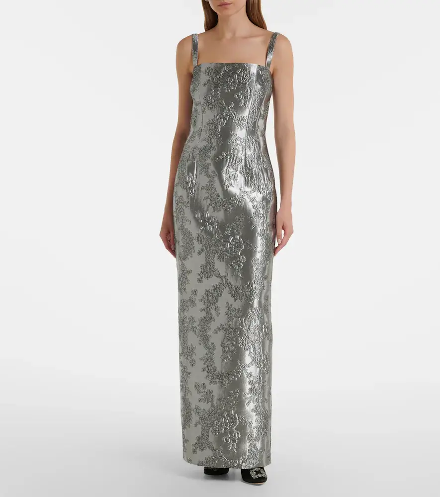 Emilia Wickstead Regina floral cloqué gown | Thumbnail 5 Emilia Wickstead Regina floral cloqué gown | Thumbnail 5