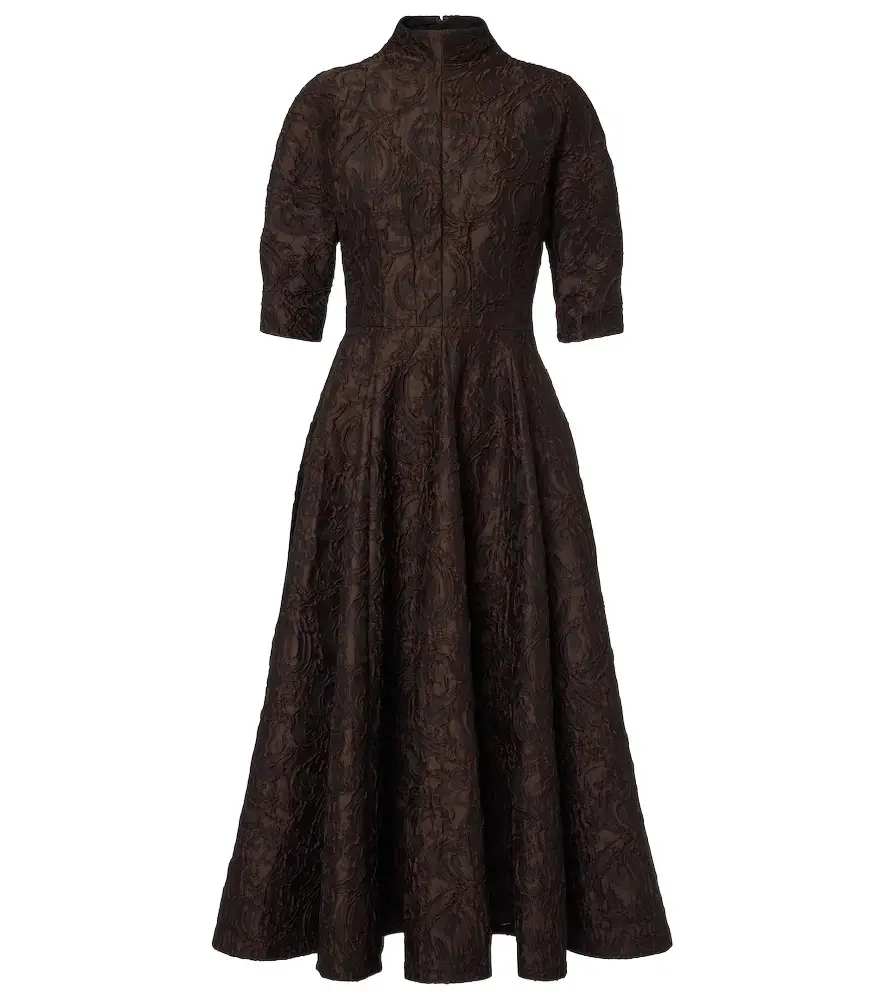 Quinley cloqué midi dress Quinley cloqué midi dress