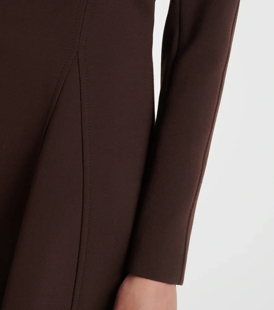 Emilia Wickstead Olivienne pleated crêpe midi dress | Thumbnail 4 Emilia Wickstead Olivienne pleated crêpe midi dress | Thumbnail 4