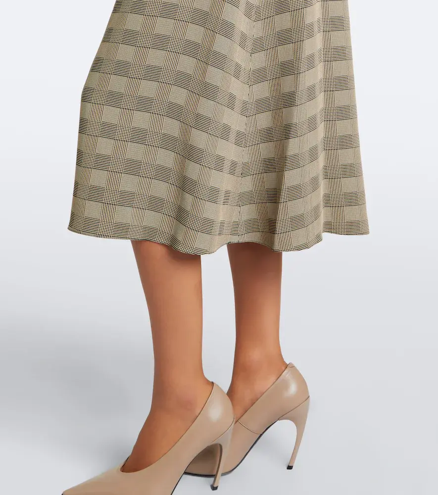 Emilia Wickstead Rumi Prince of Wales check midi dress | Thumbnail 4 Emilia Wickstead Rumi Prince of Wales check midi dress | Thumbnail 4