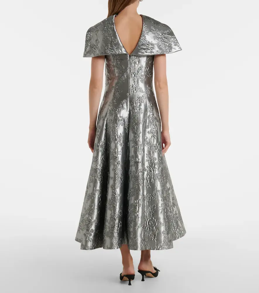 Emilia Wickstead Harlow cloqué jacquard cocktail dress | Thumbnail 3 Emilia Wickstead Harlow cloqué jacquard cocktail dress | Thumbnail 3
