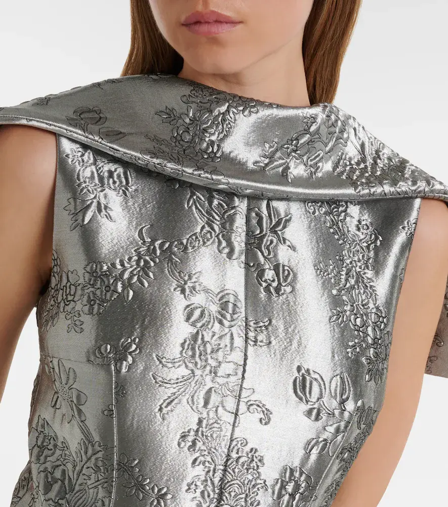 Emilia Wickstead Harlow cloqué jacquard cocktail dress | Thumbnail 4 Emilia Wickstead Harlow cloqué jacquard cocktail dress | Thumbnail 4