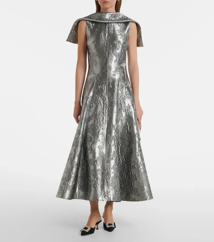 Emilia Wickstead Harlow cloqué jacquard cocktail dress | Thumbnail 5 Emilia Wickstead Harlow cloqué jacquard cocktail dress | Thumbnail 5