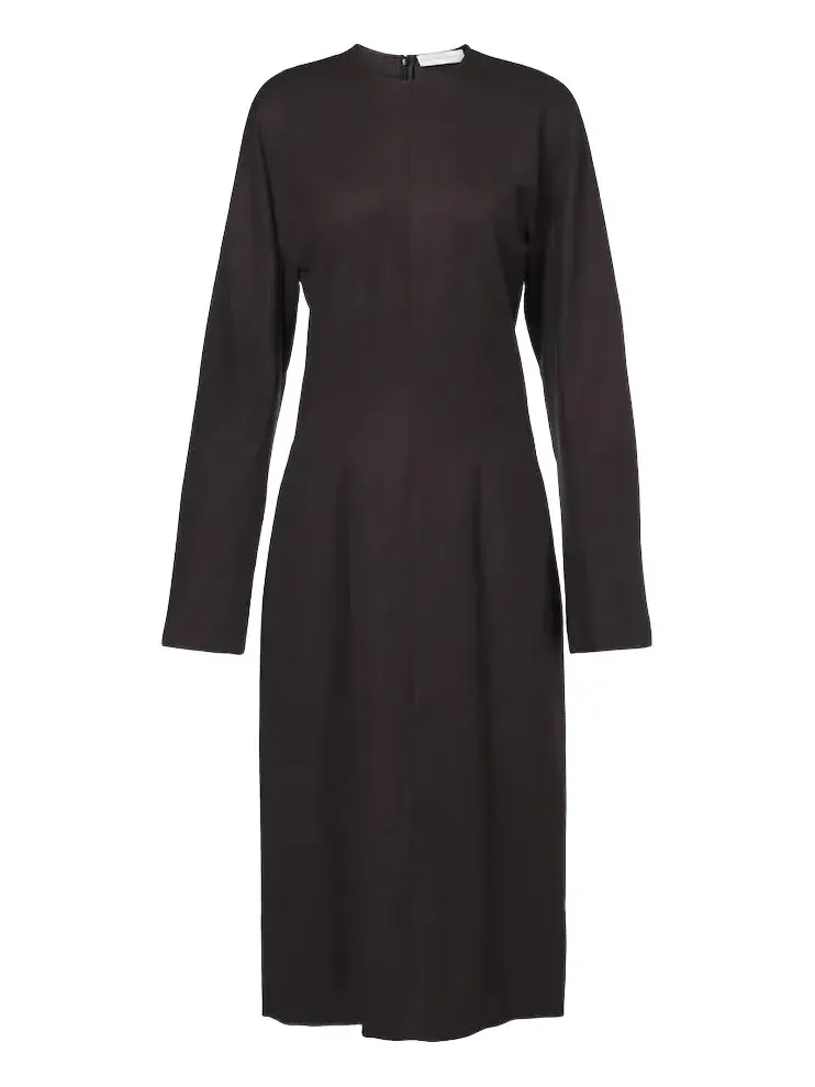 Wool flannel midi dress Wool flannel midi dress