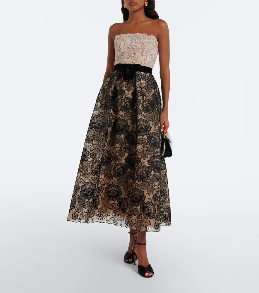 Elie Saab Guipure lace cocktail dress | Thumbnail 2