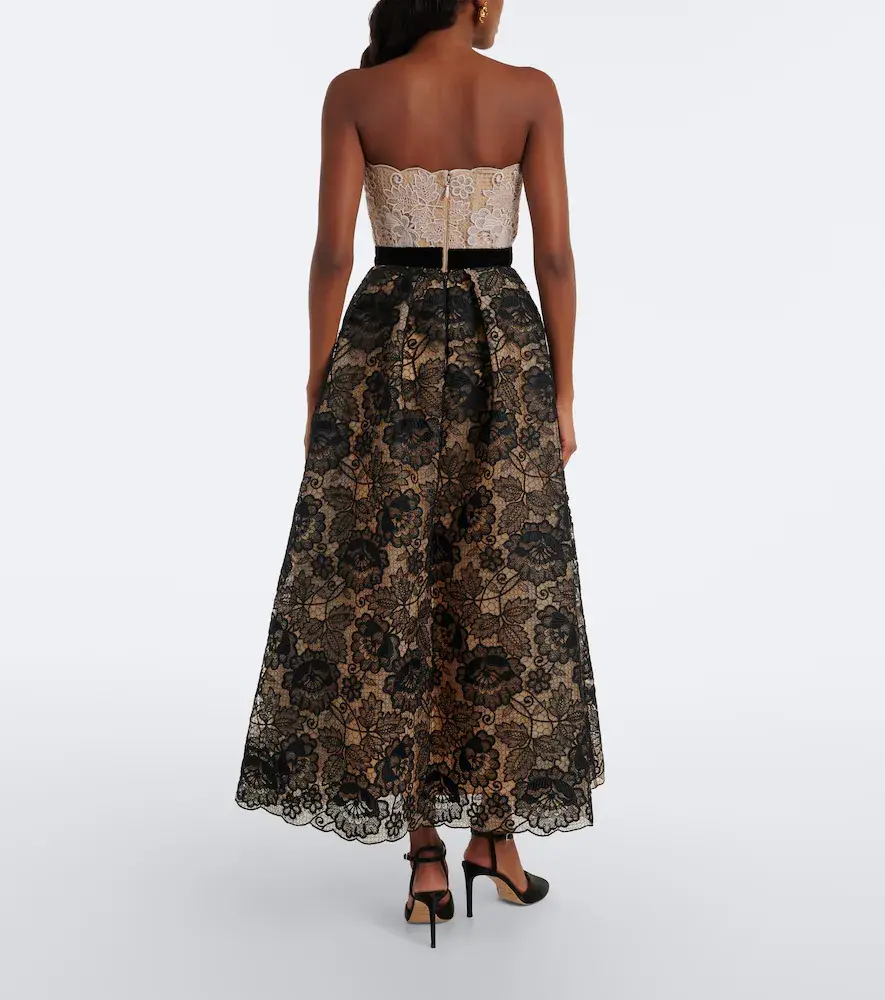 Elie Saab Guipure lace cocktail dress | Thumbnail 6