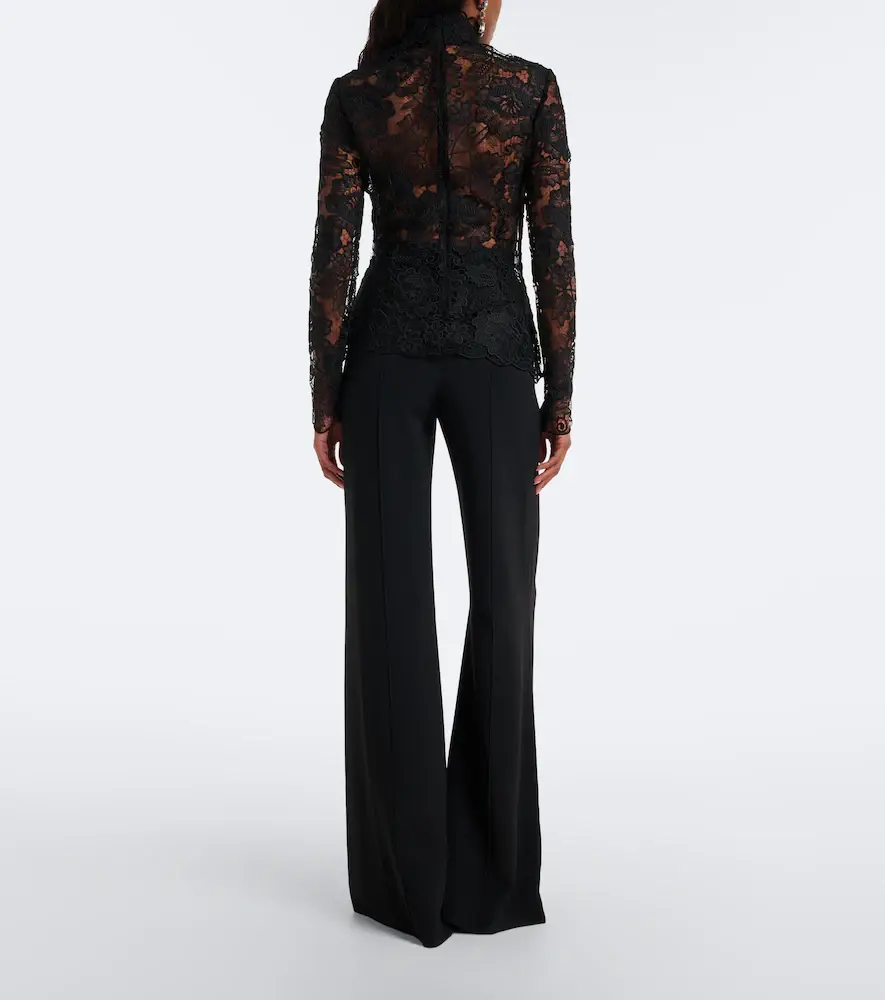 Elie Saab Cady flared pants | Thumbnail 5 Elie Saab Cady flared pants | Thumbnail 5