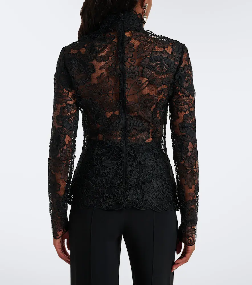 Elie Saab Lace top | Thumbnail 2 Elie Saab Lace top | Thumbnail 2